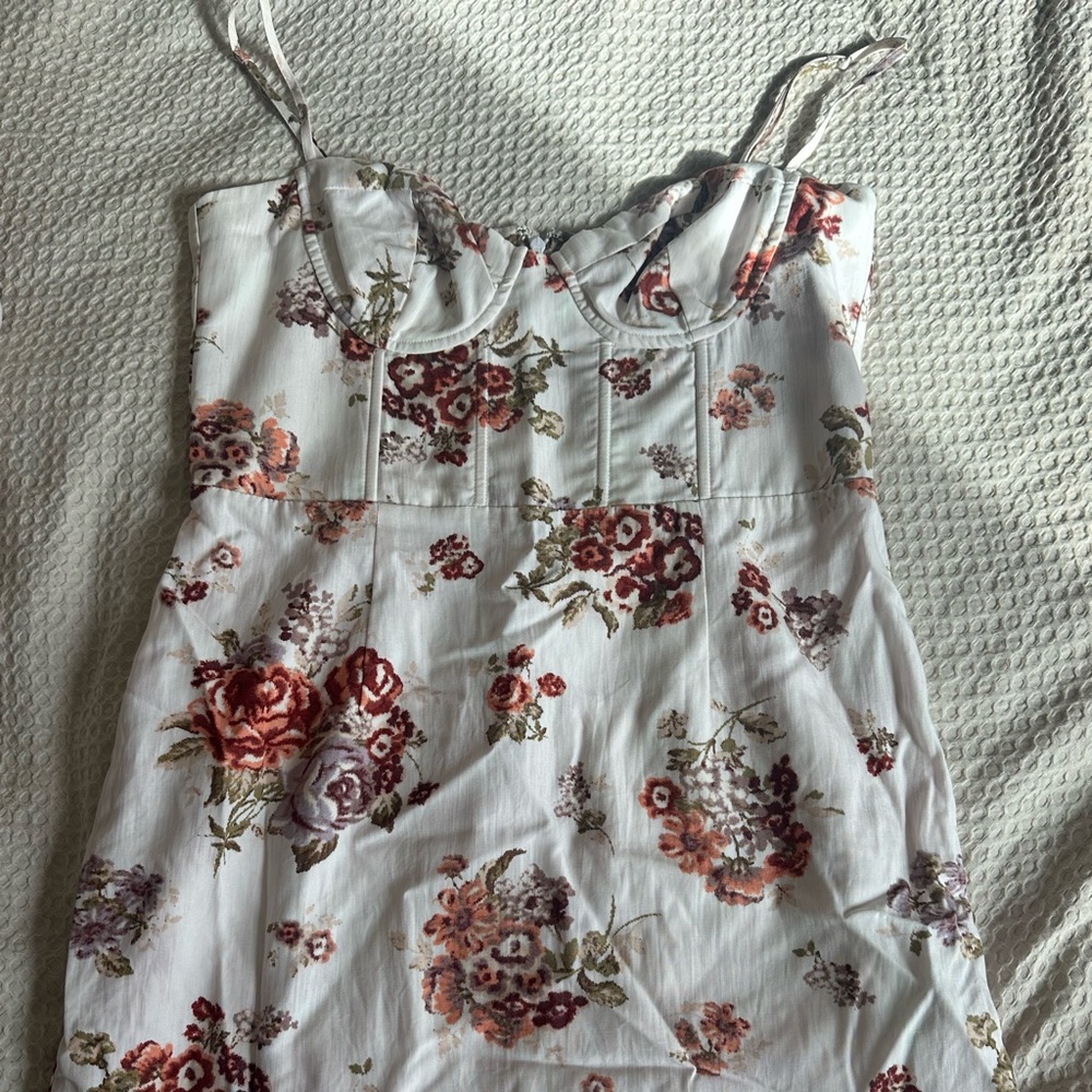 Brock Collection x H&M Floral Strapless Dress